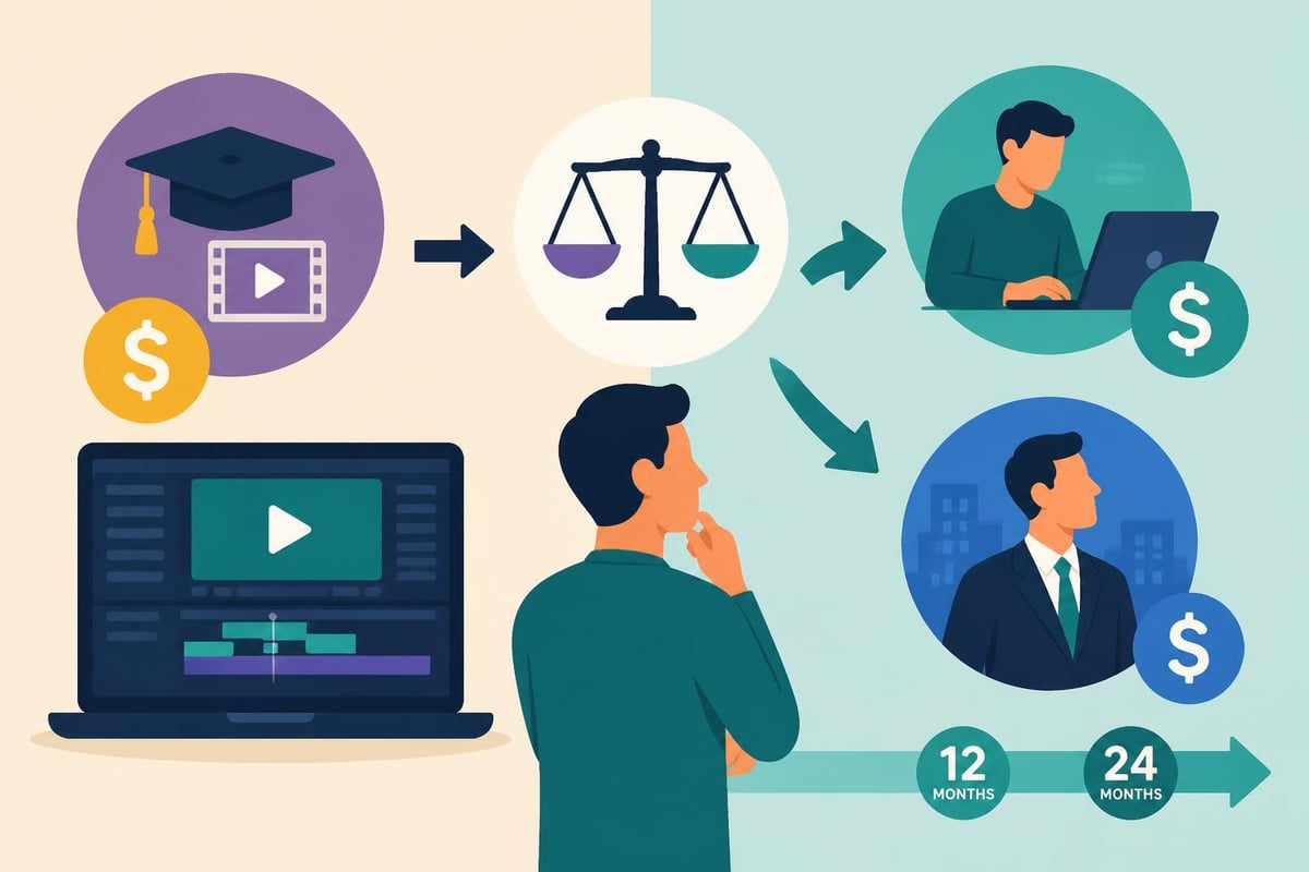 Video editing career ROI