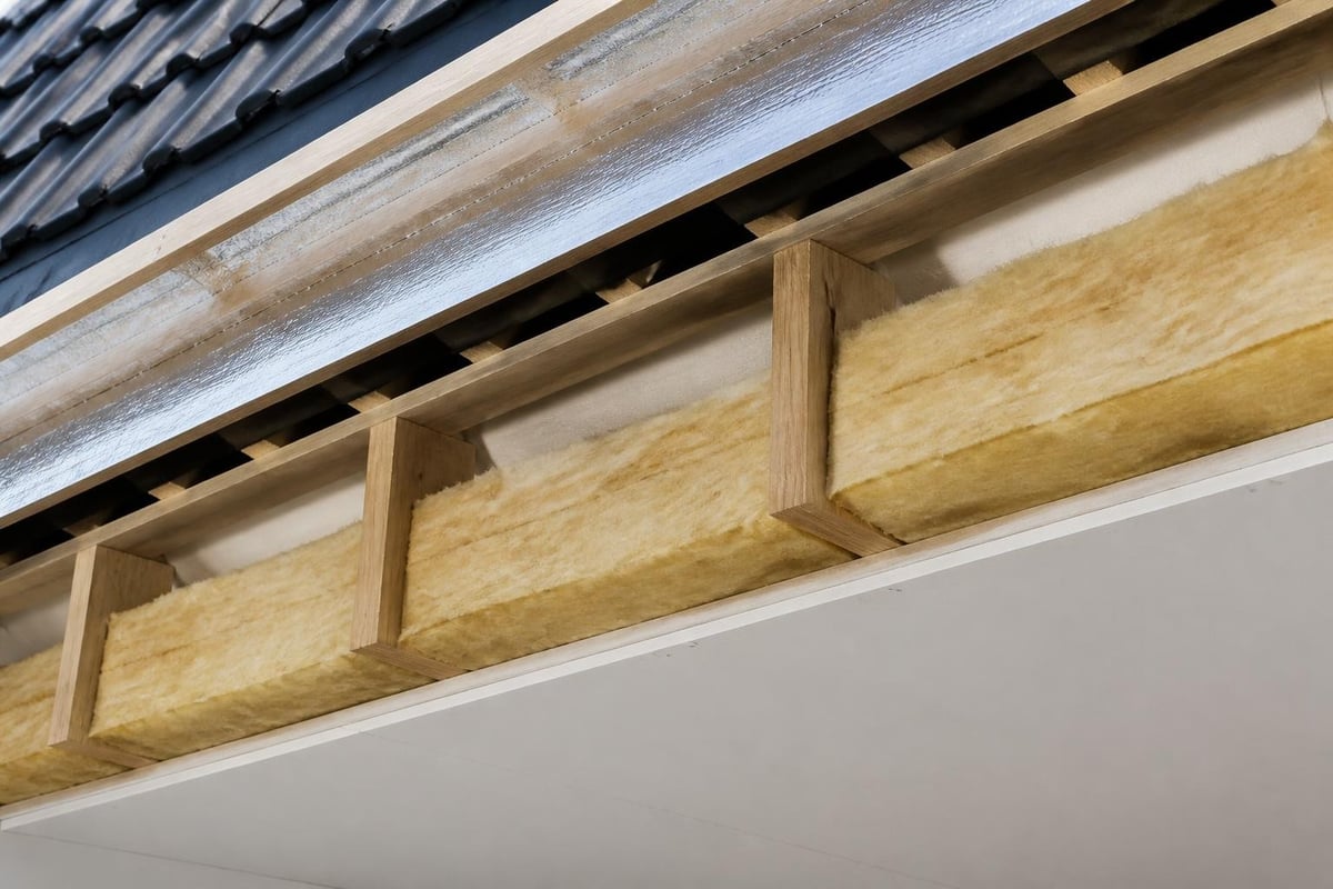 Roof insulation layers