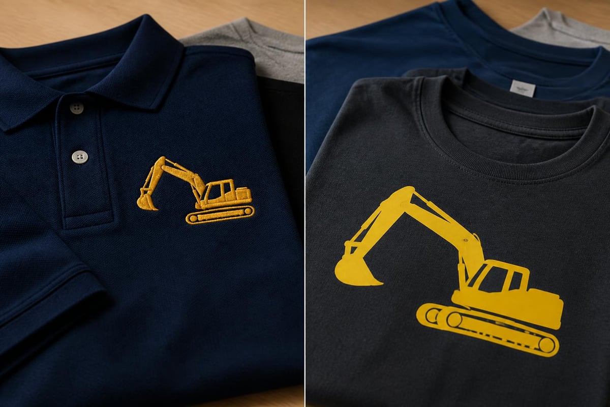 Embroidery and printing comparison