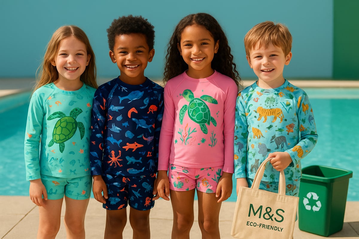 Sustainability and Ethical Choices in M&S Kids Swimwear