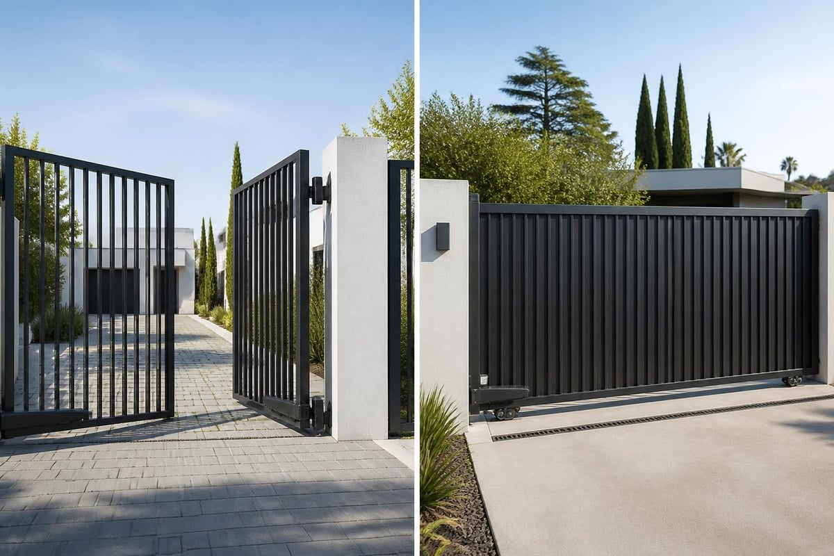 Swing gate versus sliding gate comparison