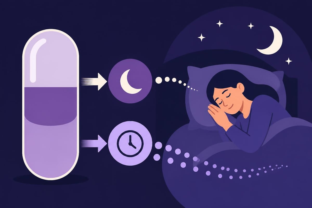 Time release melatonin delivery