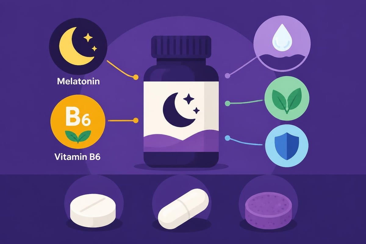 Melatonin supplement ingredients
