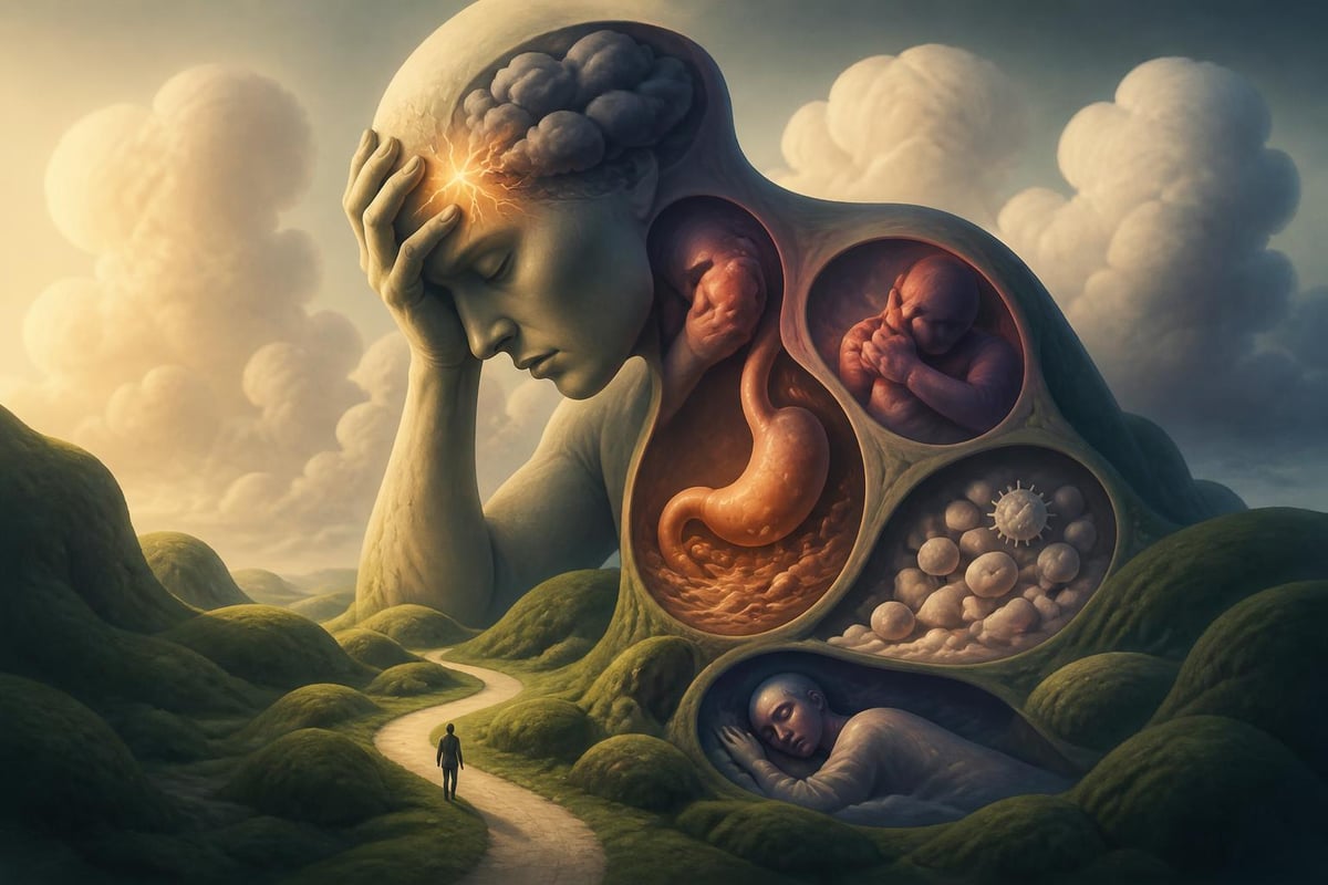 Physical symptoms of emotional exhaustion
