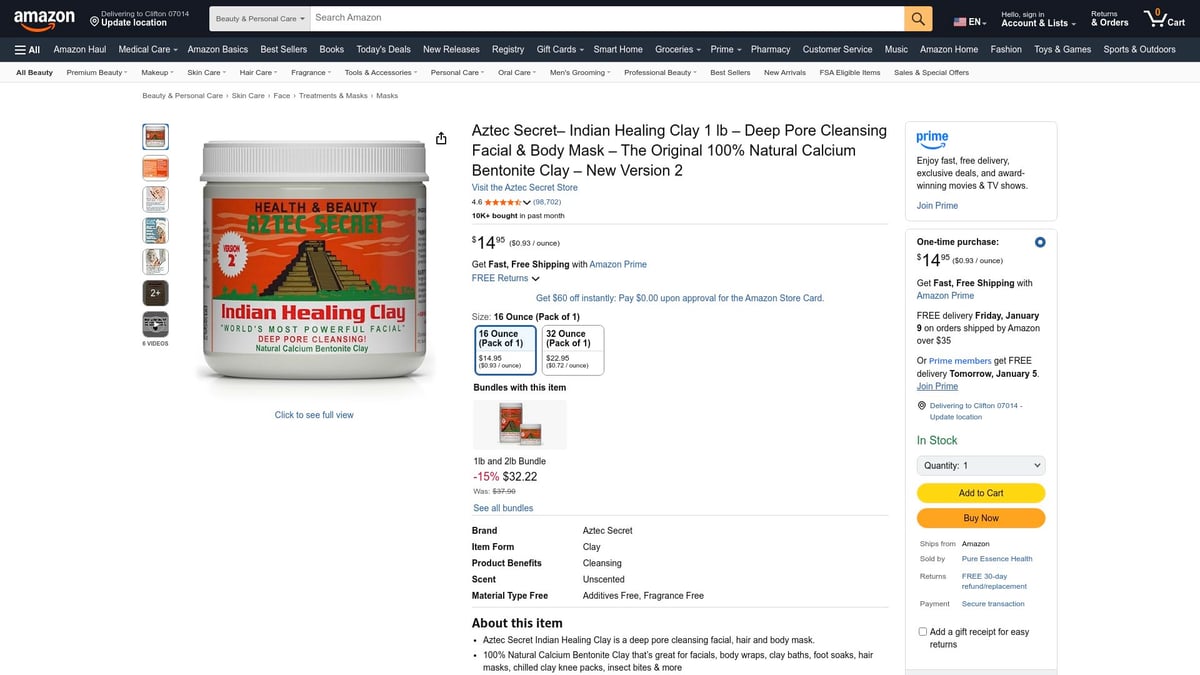 8 Best Beauty Masks to Try for Glowing Skin in 2026 - Aztec Secret Indian Healing Clay