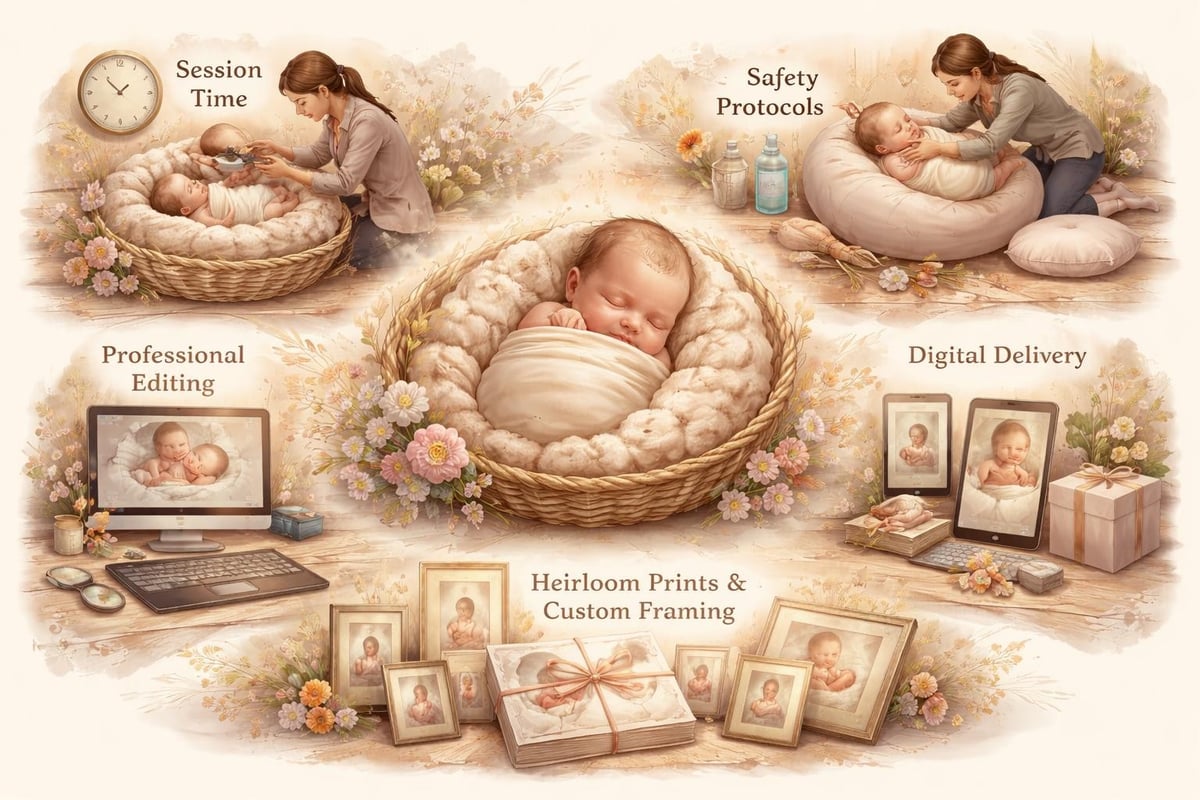 Newborn photography collection components