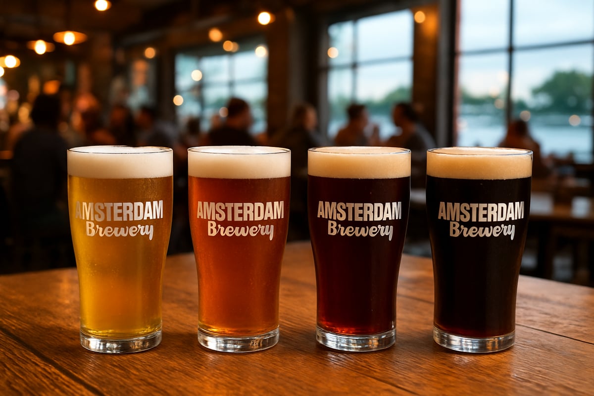 Amsterdam Brewery’s Signature Beers and Seasonal Releases