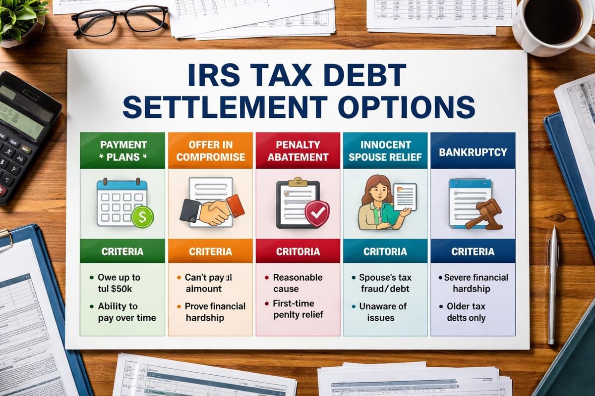 Tax debt resolution options