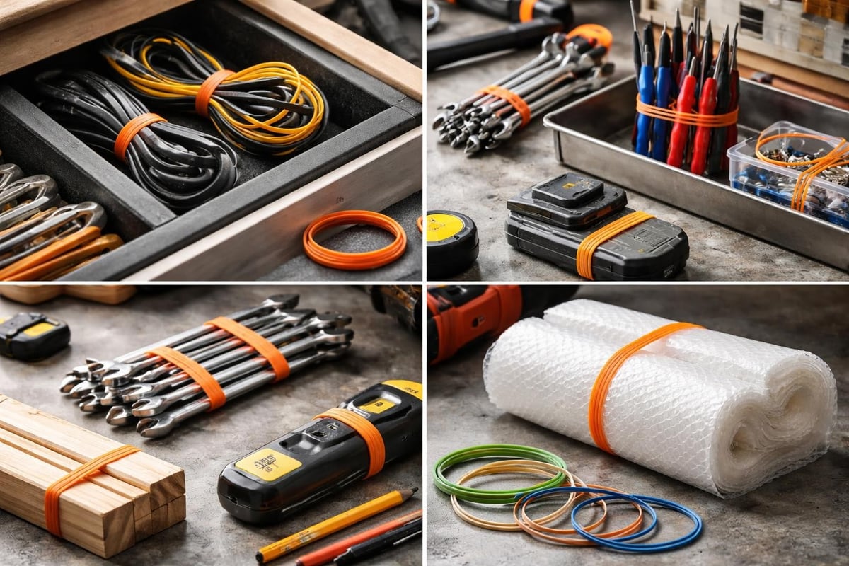 Elastieken maten toepassingen