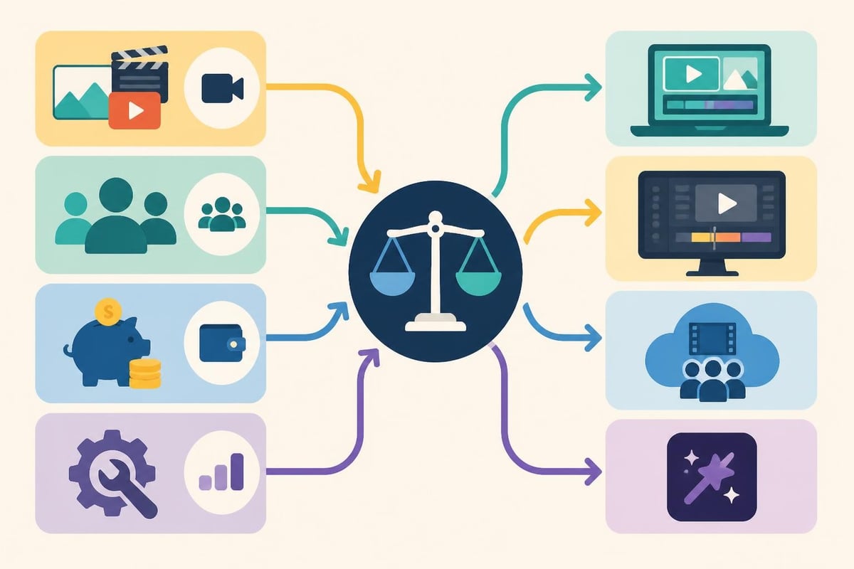 Editing platform decision tree