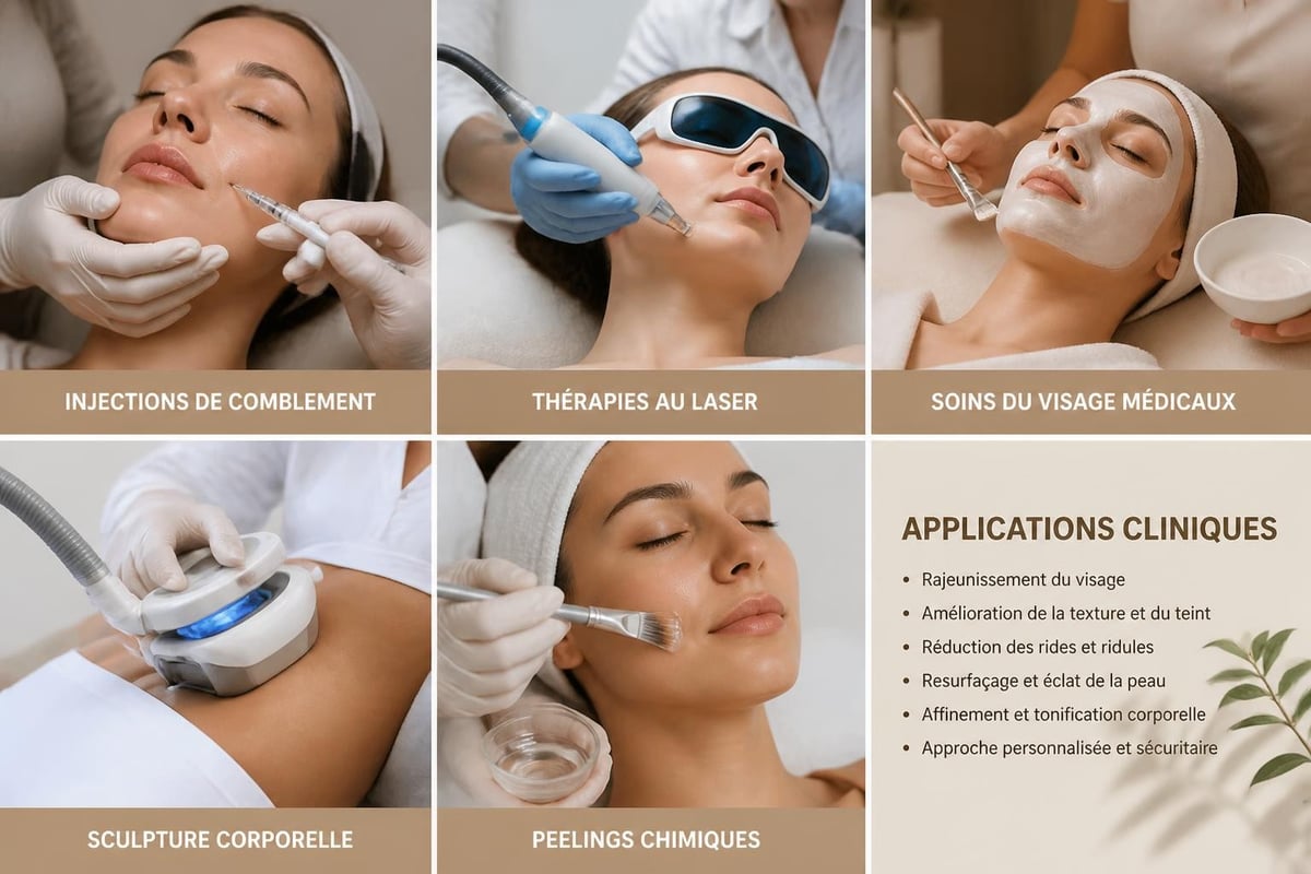 Med spa treatment categories