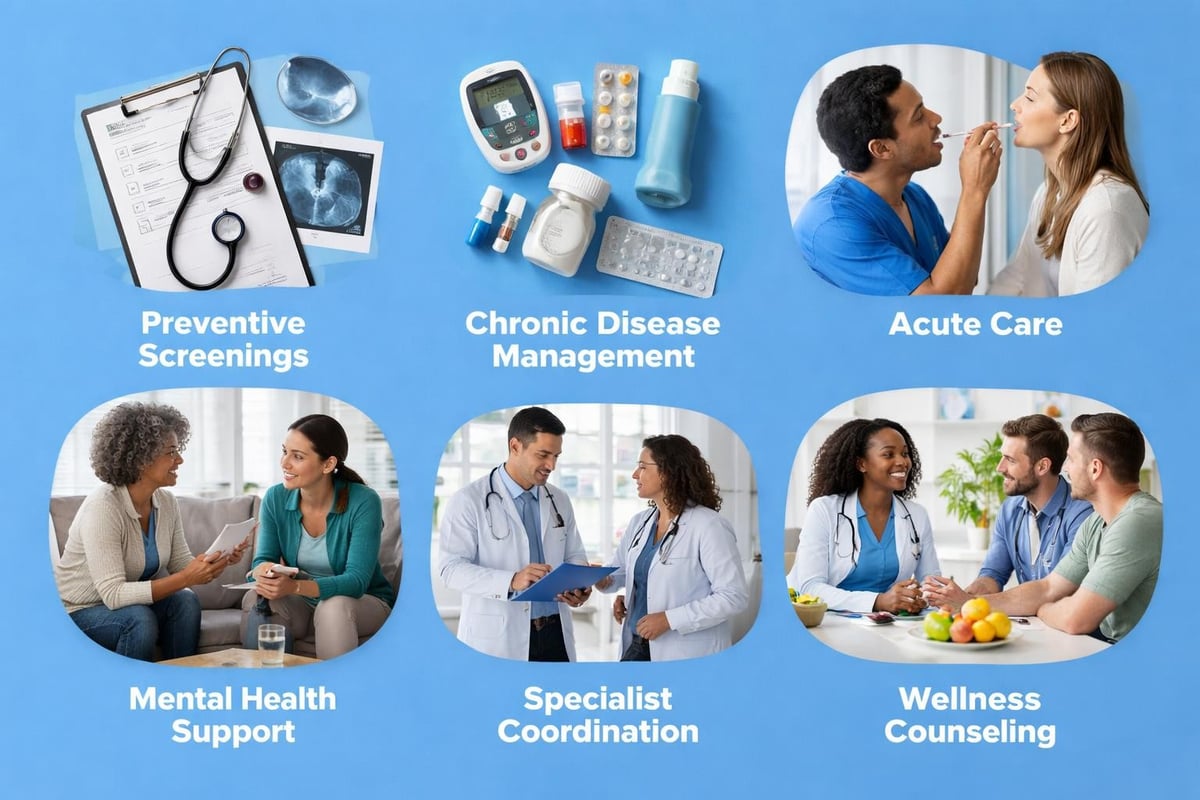 Primary care services spectrum