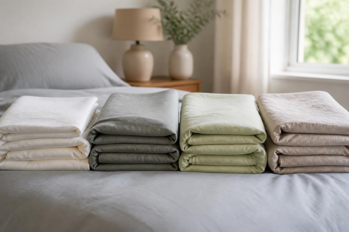 Bed sheet material comparison