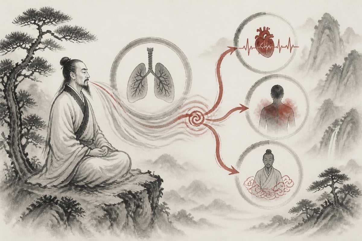 Mind-body connection through breathing