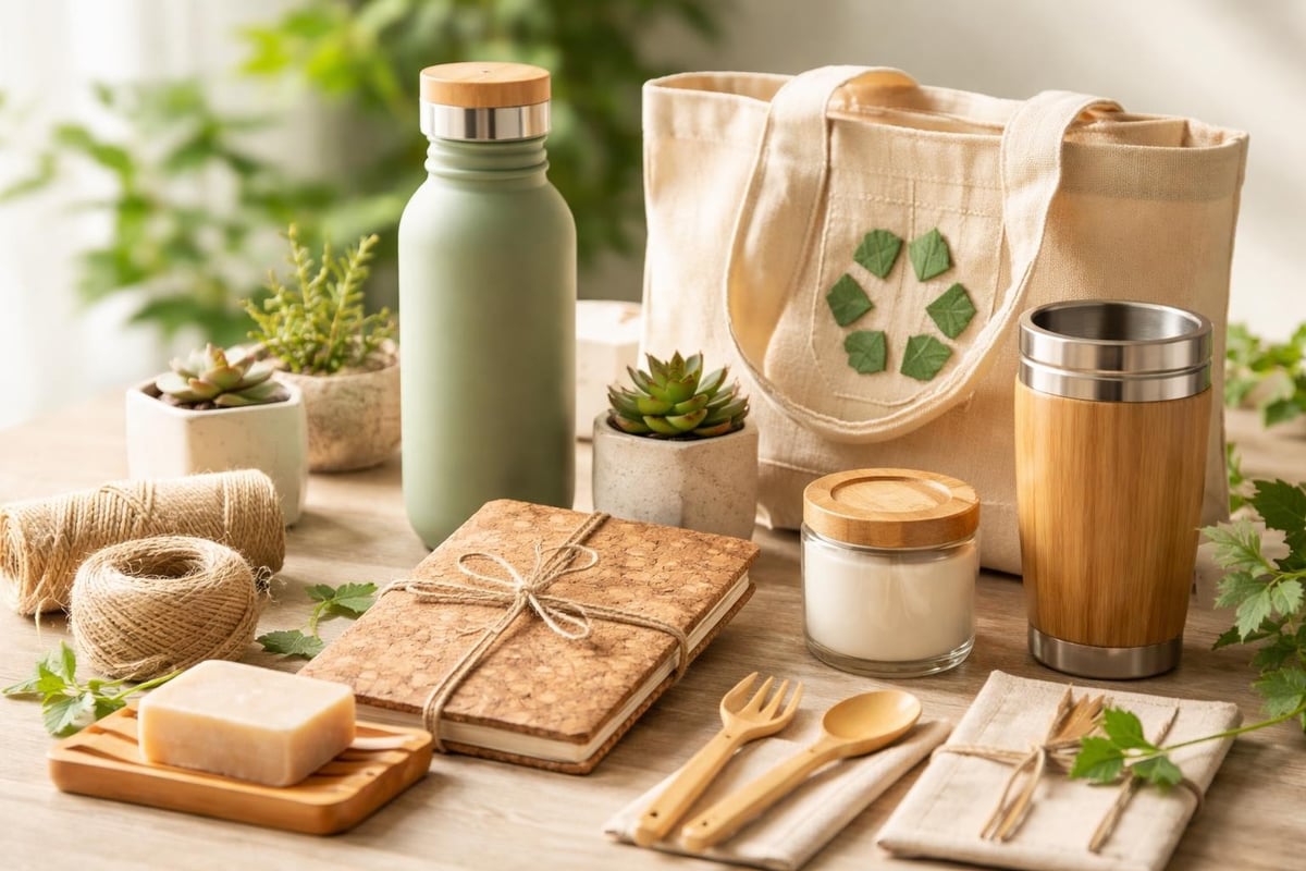 Sustainable branded merchandise options