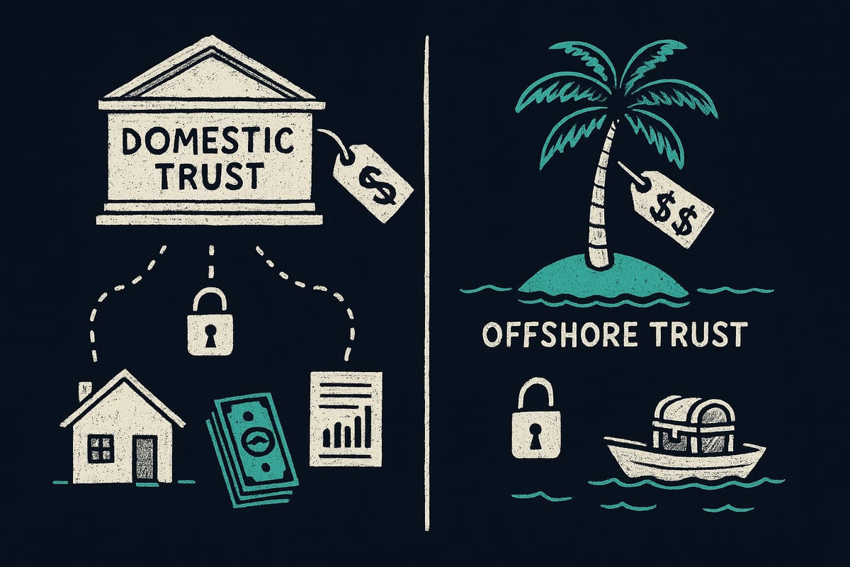Domestic vs. Offshore Irrevocable Trusts: Cost & Protection Comparison