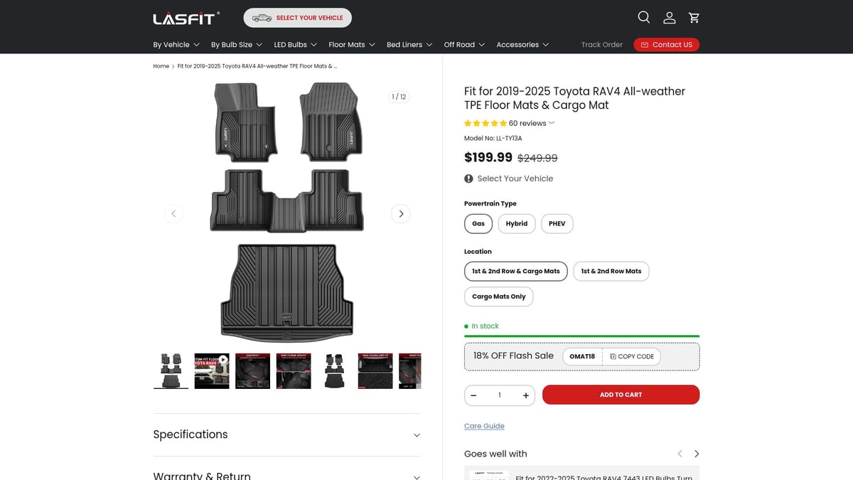 Top 7 Toyota RAV4 Floor Mats for 2025: Protect Your Ride - LASFIT Custom Fit Floor Liners