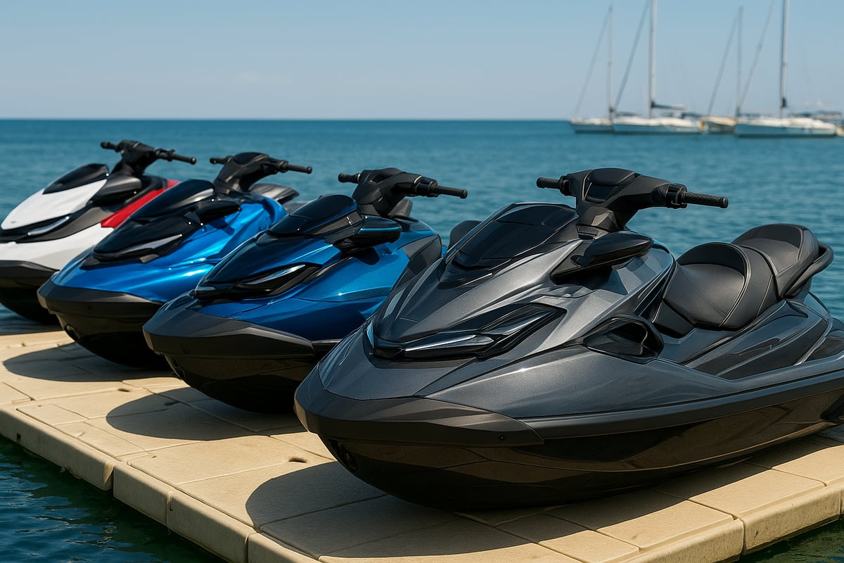 Motos de Agua Benidorm - article 884084bf 6fc8 4552 836 fotografia realista y de alta calidad de varias mo 0 ubipft Factores Que Determinan el Valor de una Moto de Agua