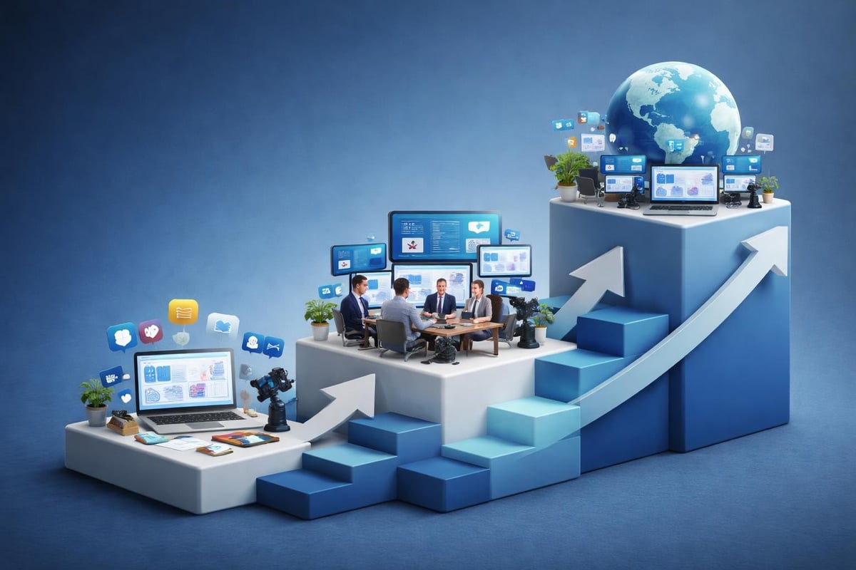 Social Media Marketing Skalierung