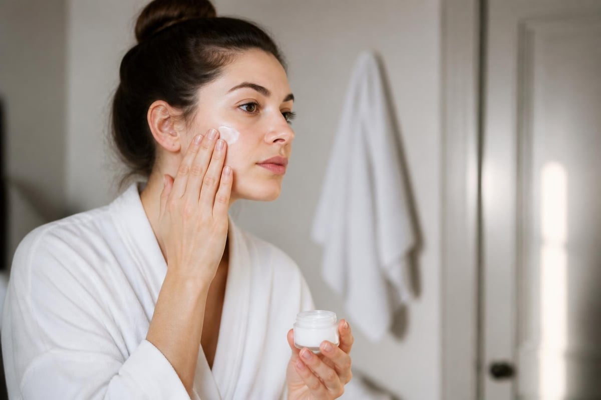 Skincare routine steps