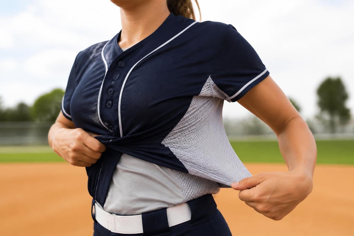 Jersey fabric construction layers