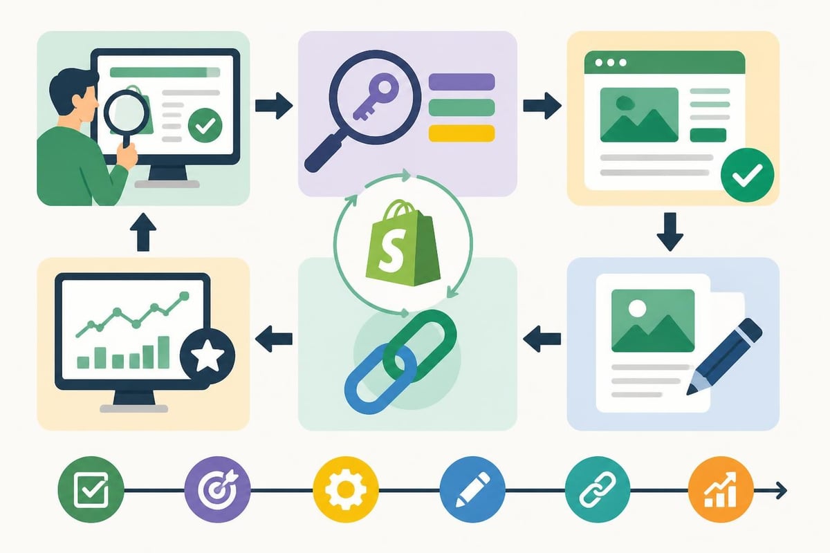 SEO workflow stages