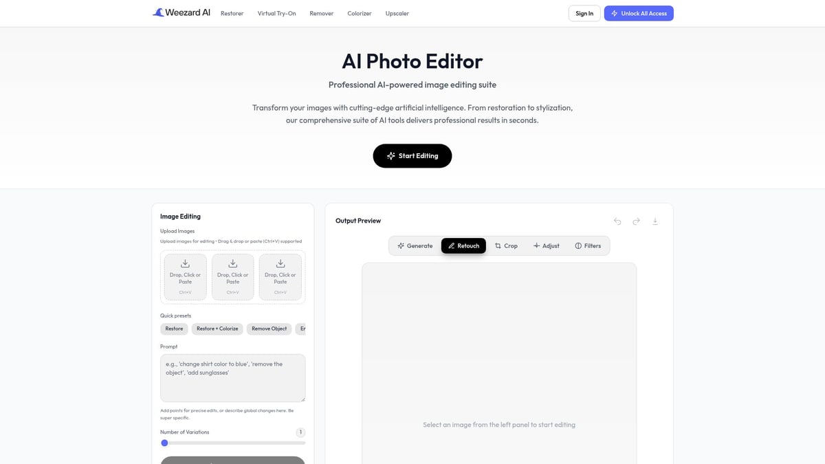The Essential Guide to AI Edited Photos (2025) - Weezard AI: Advanced AI Editing for All