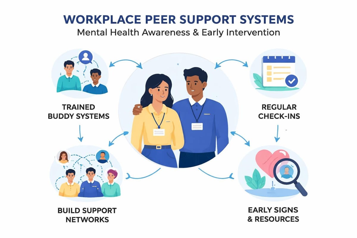 Peer support connection network