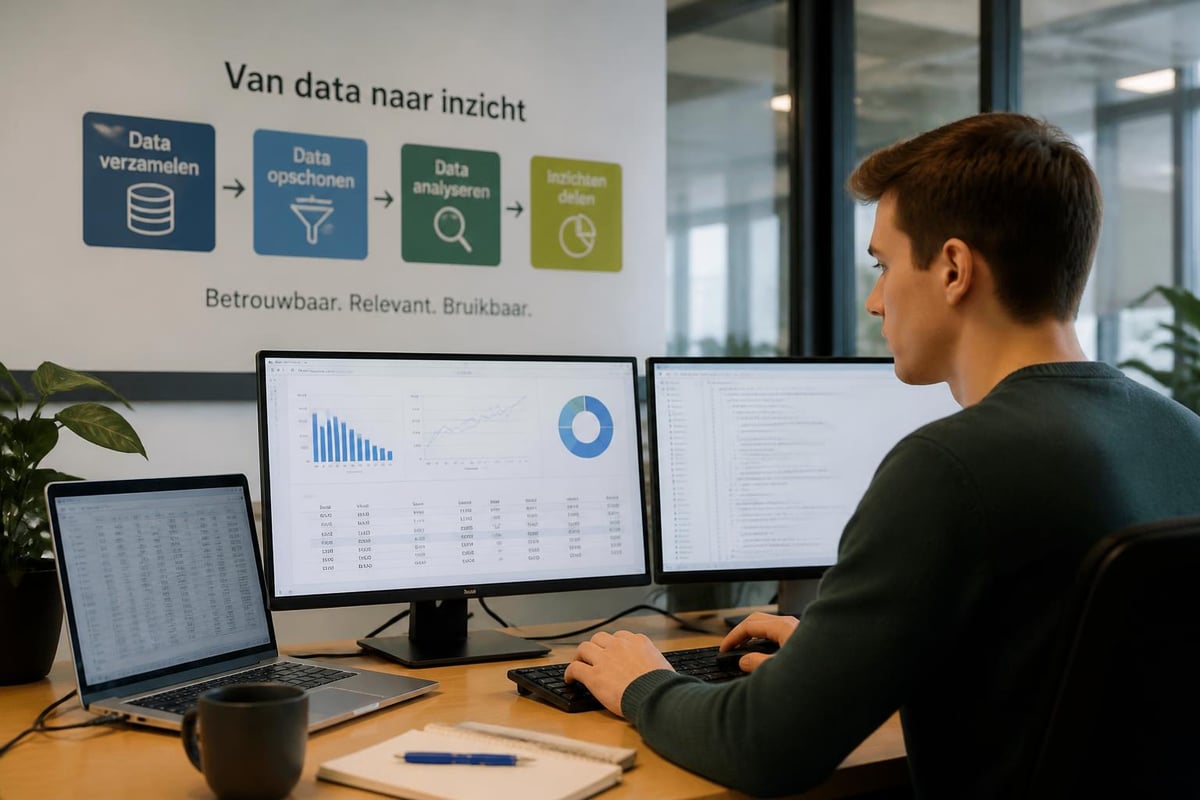Data workflow van verzameling tot rapportage