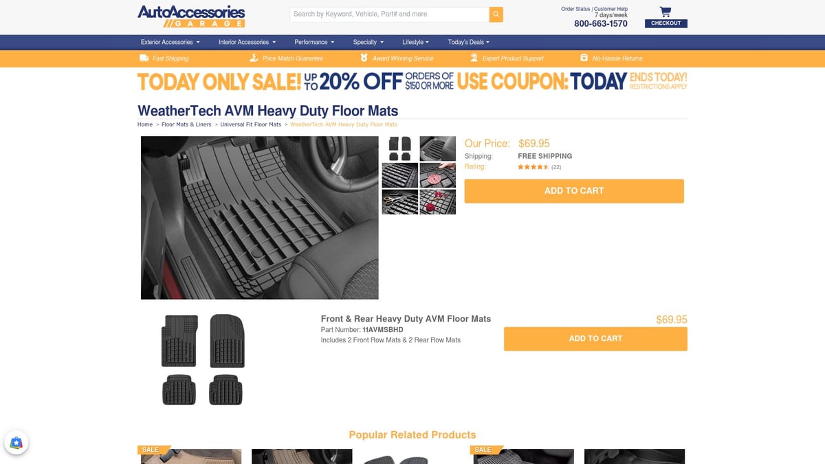 7 Best BMW 5 Floor Mats for Superior Protection in 2025 - WeatherTech AVM Heavy Duty Floor Mats