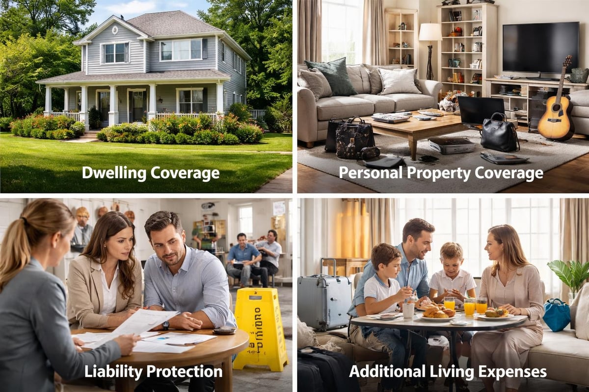 Property insurance coverage components