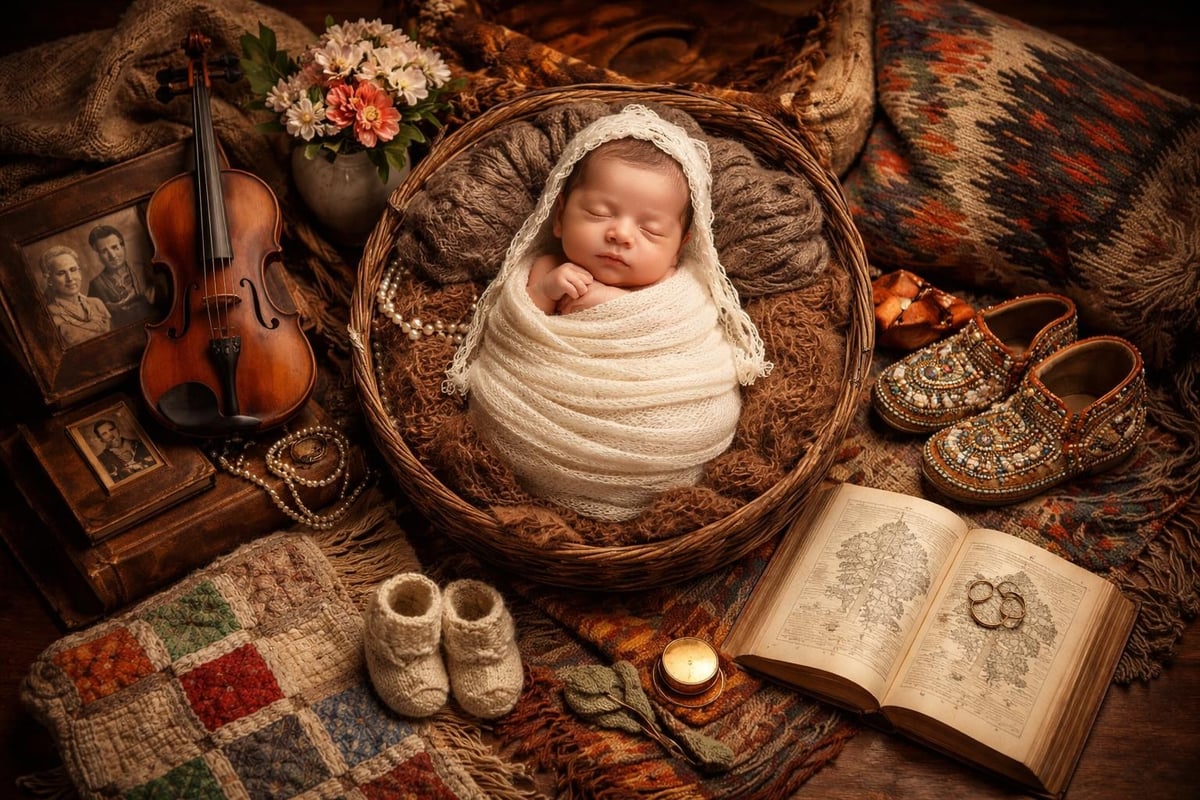 Personalization in newborn photography