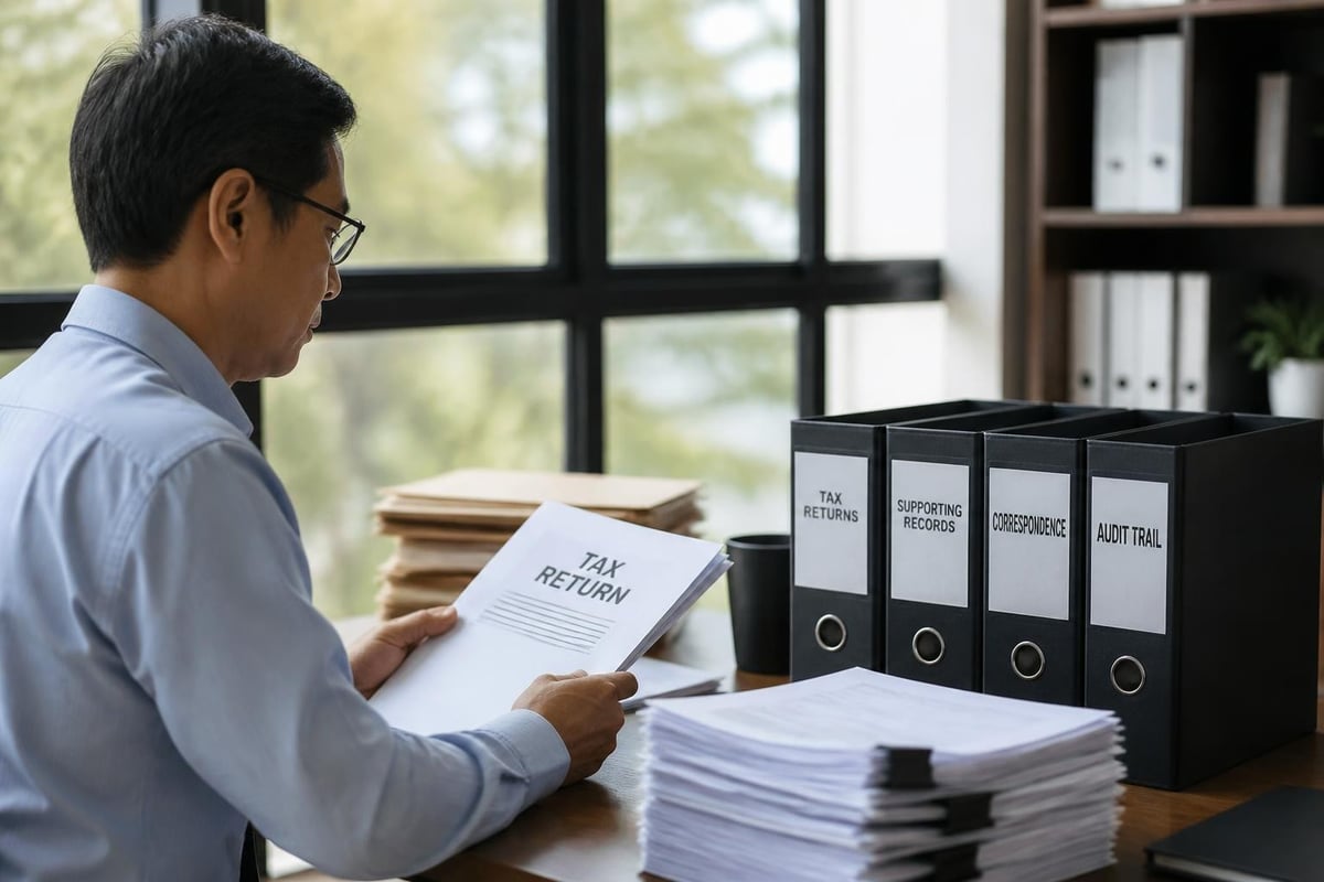Tax compliance documentation systems