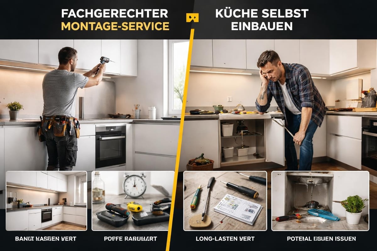 Professional vs DIY kitchen assembly comparison