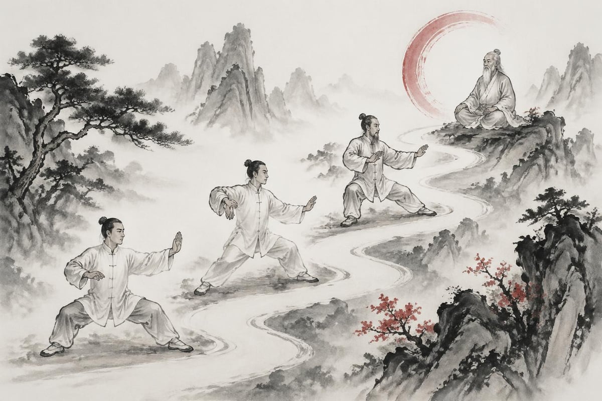 Tai chi learning progression