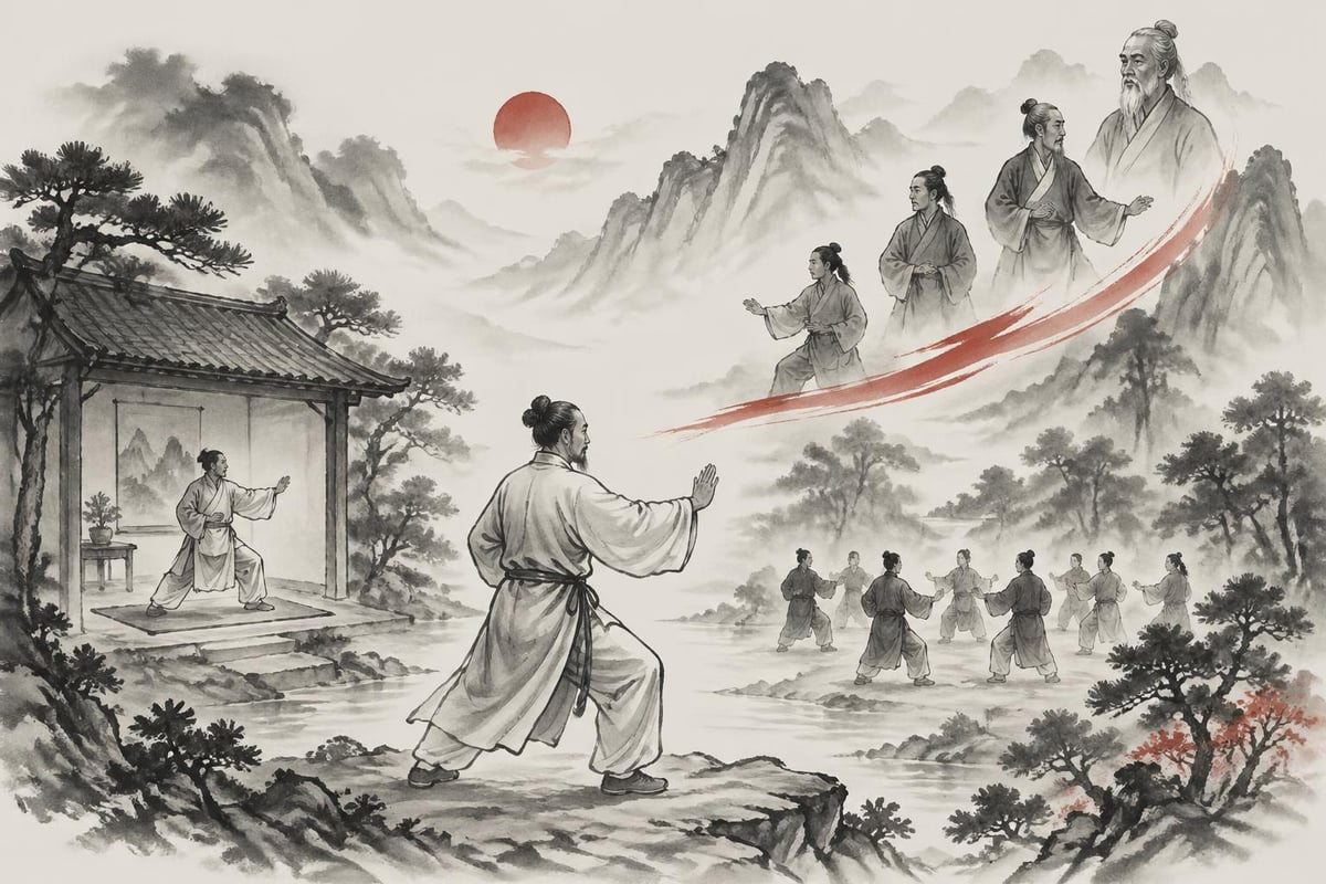 Building a tai chi practice routine