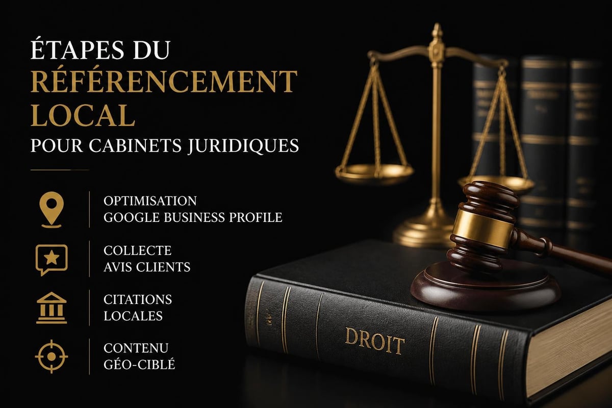 Processus référencement local avocat