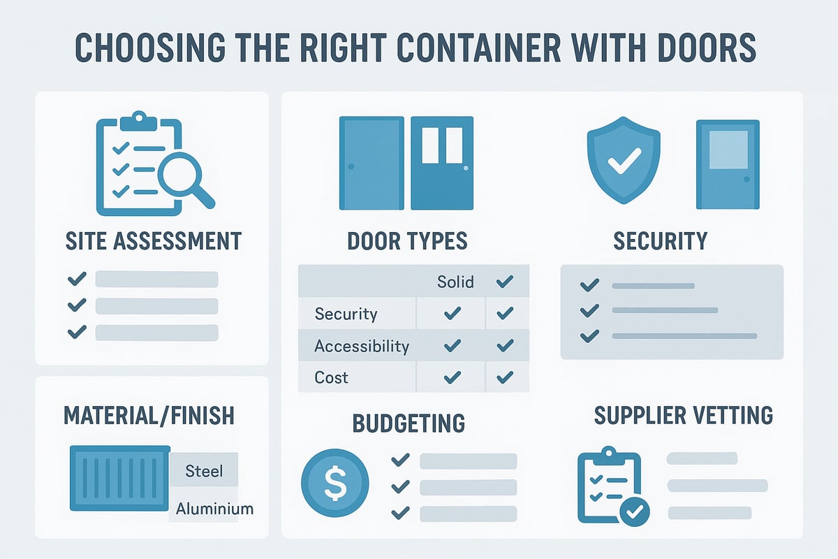 How to Choose the Right Container With Doors