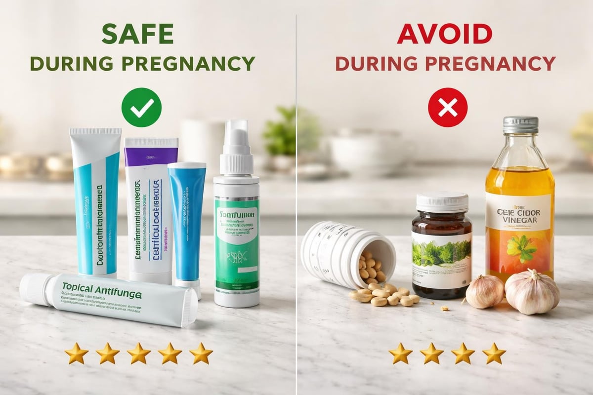 Pregnancy-safe treatment comparison