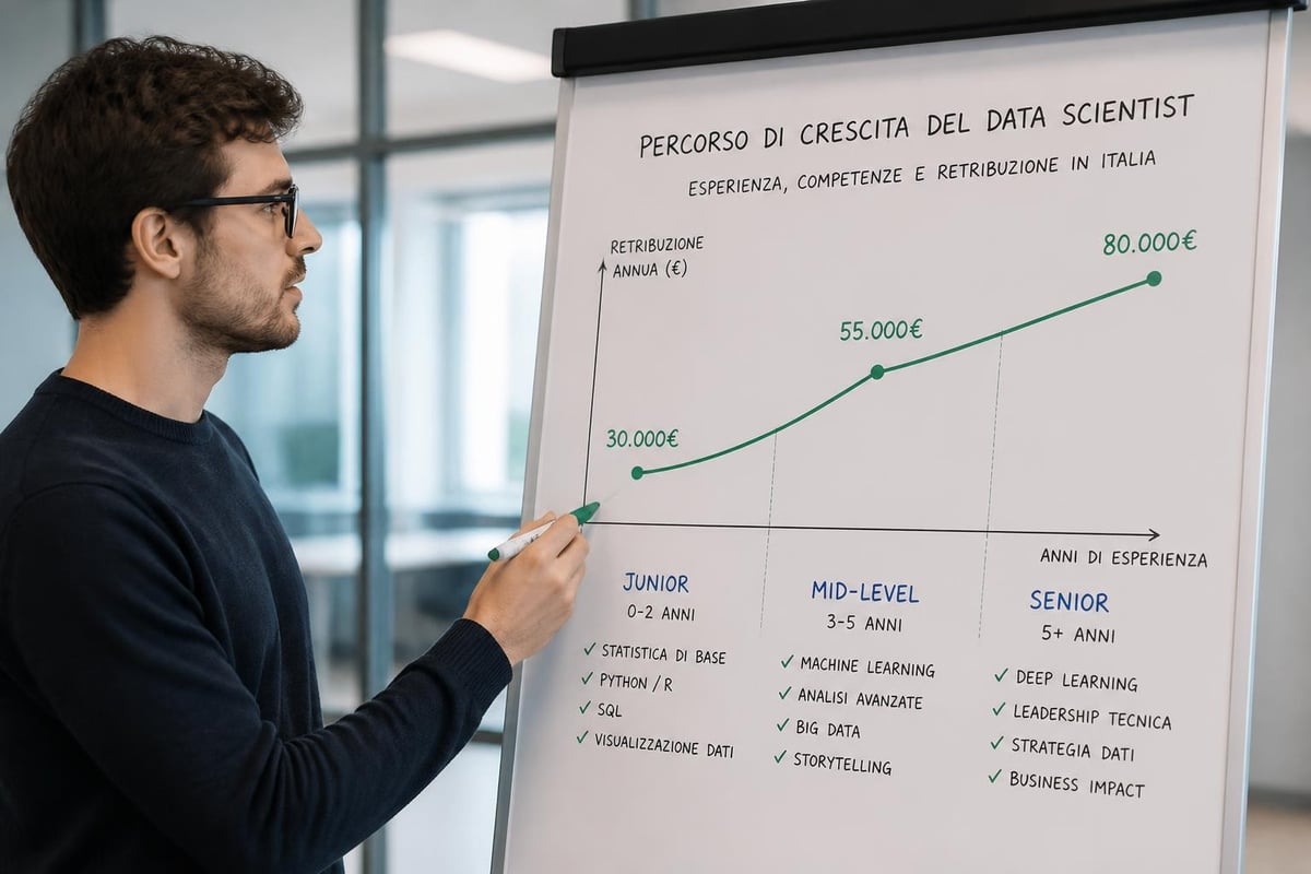 Data scientist salary progression