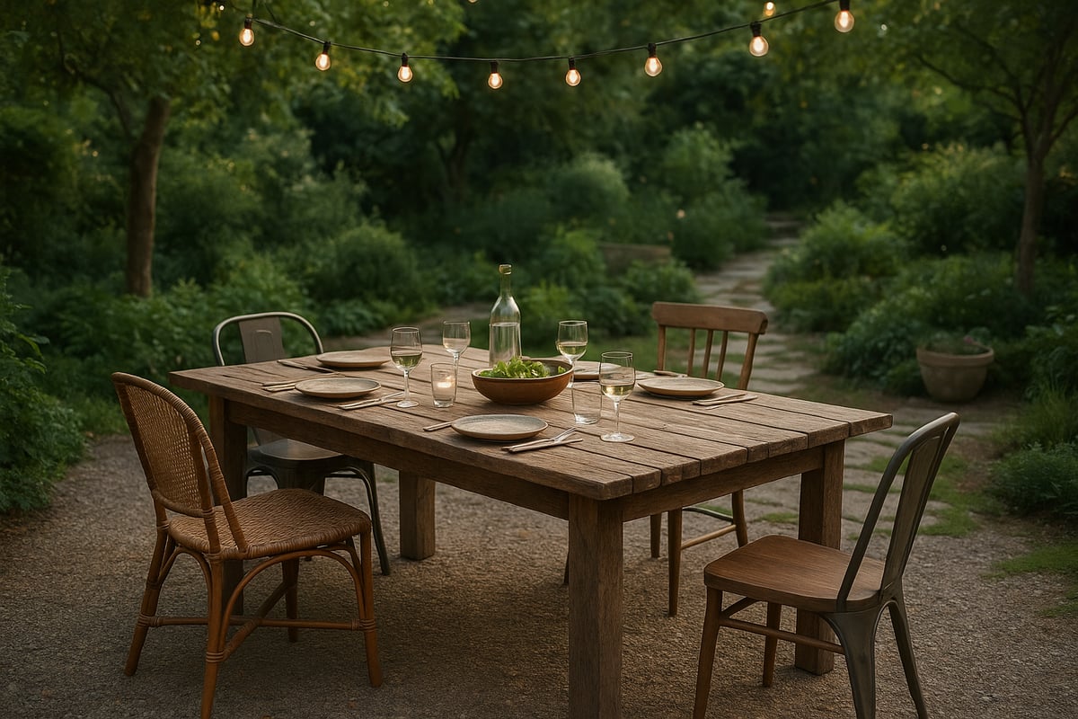 9 Brilliant Rustic Outdoor Table And Chairs Ideas for 2026