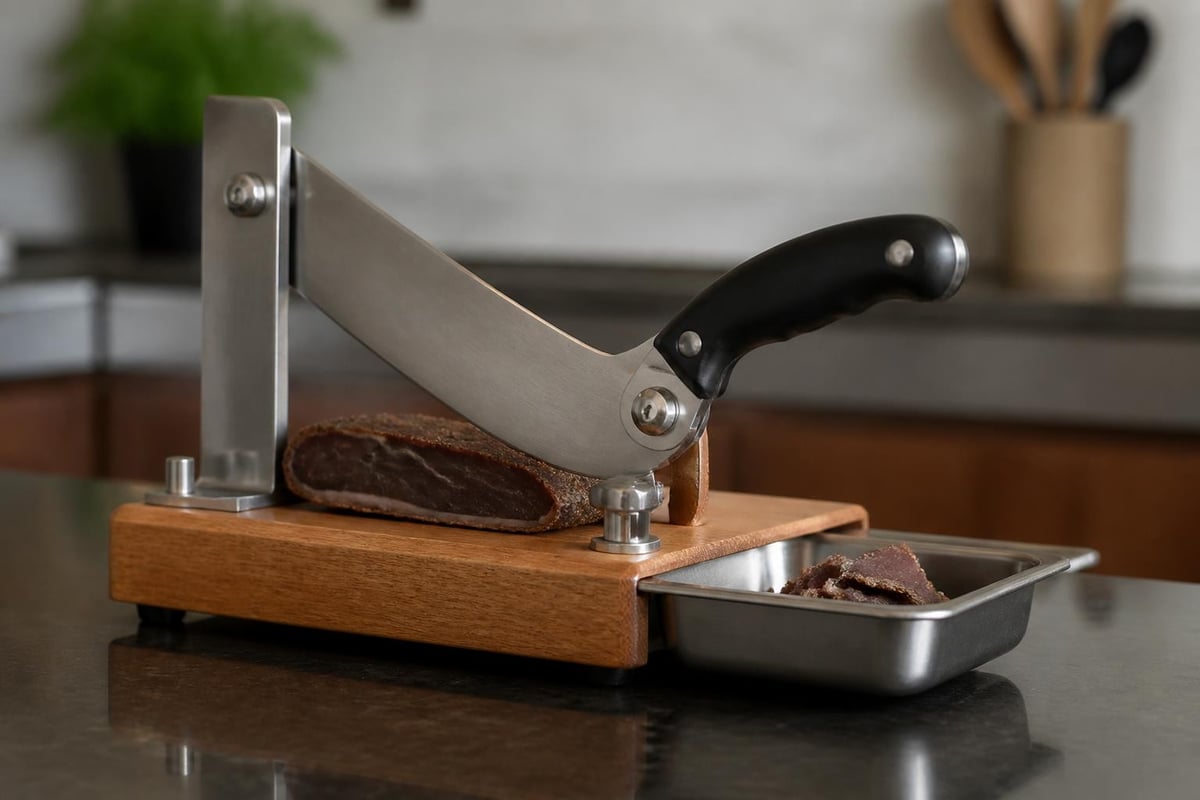 Biltong cutter components