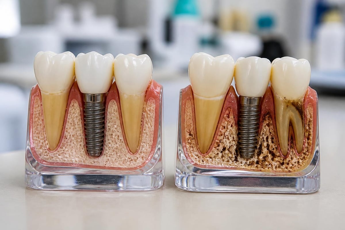 Dental implant failure timeline