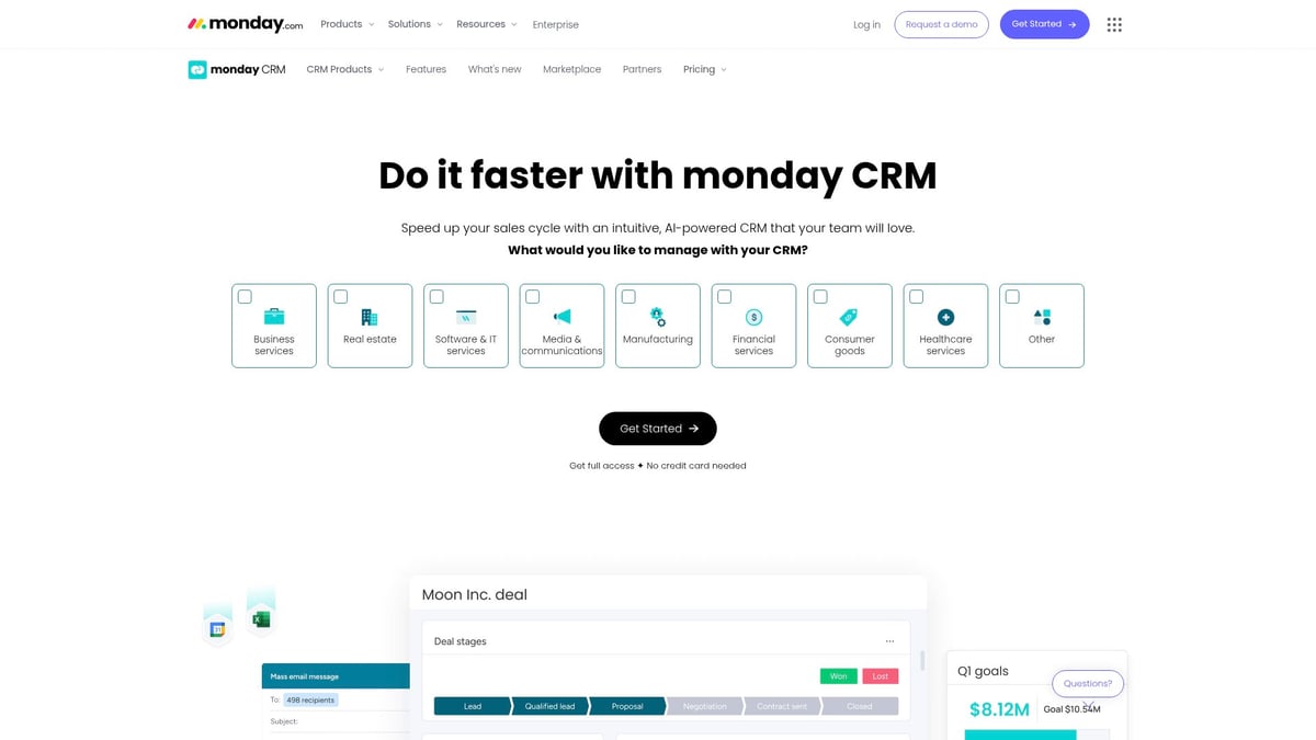 Top 7 CRM Anbieter 2025: Die Besten Lösungen im Überblick - Monday.com CRM