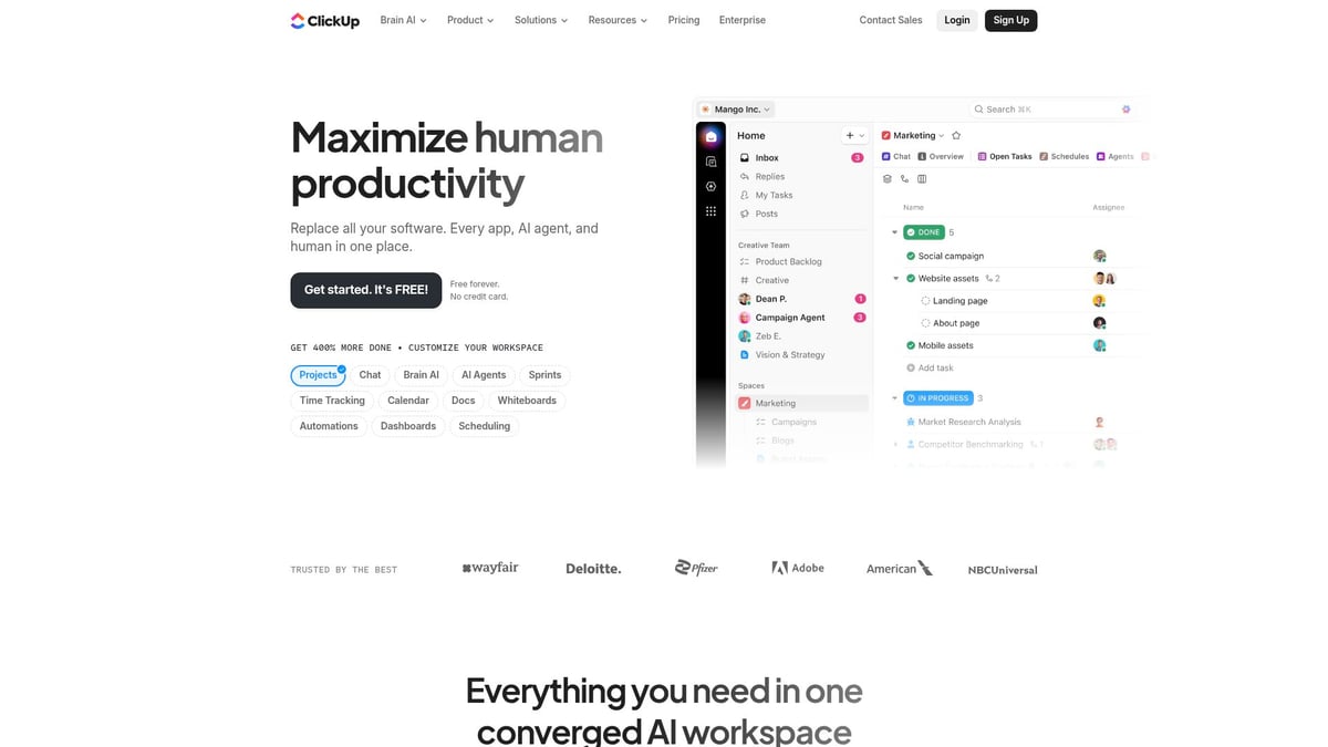 Top 7 CRM Anbieter 2025: Die Besten Lösungen im Überblick - ClickUp