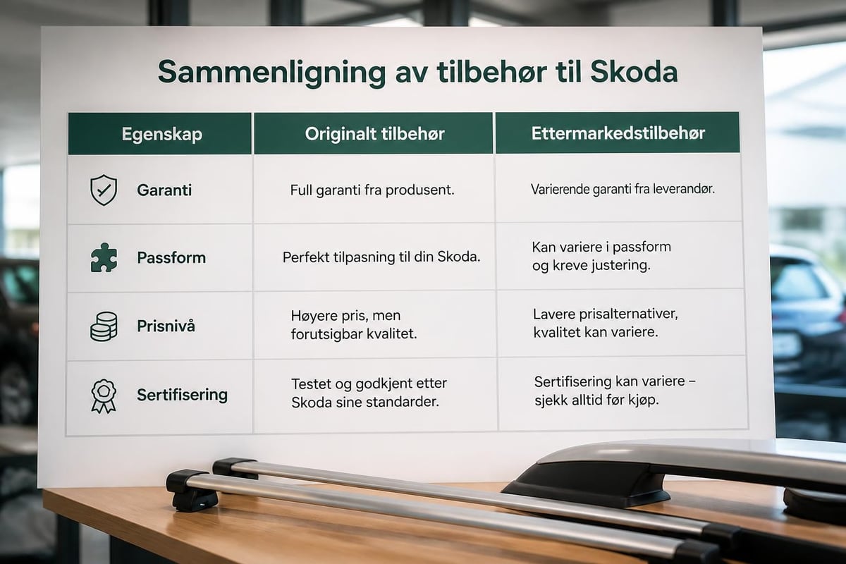 Skoda original vs aftermarket parts comparison