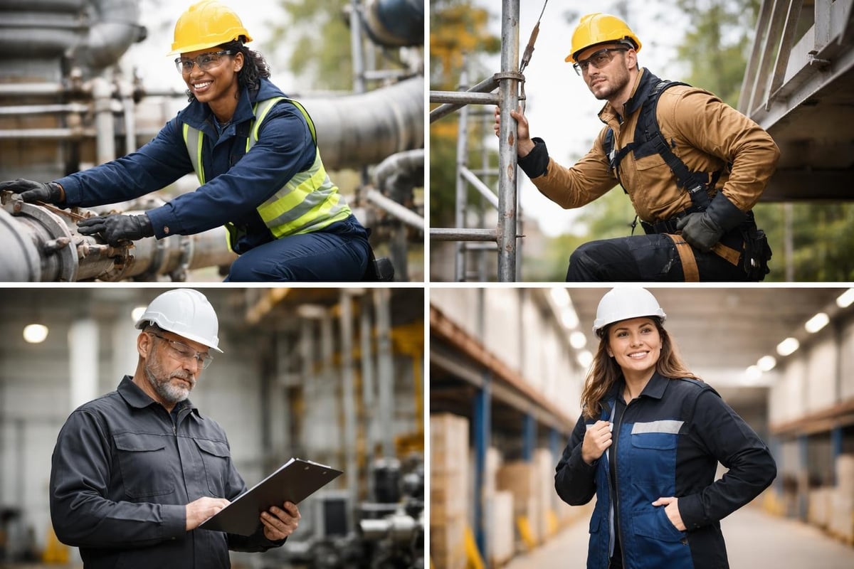 Proper workwear fitting