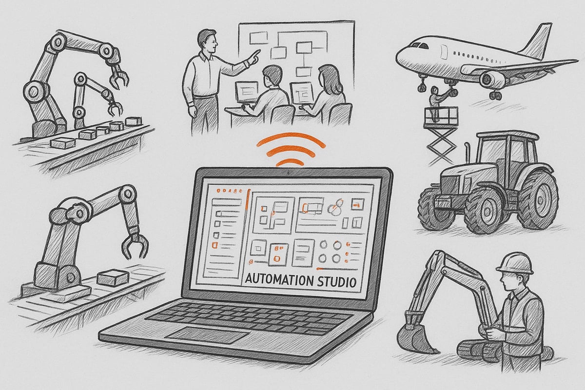 Branchen und Anwendungsbeispiele: Automation Studio im Einsatz