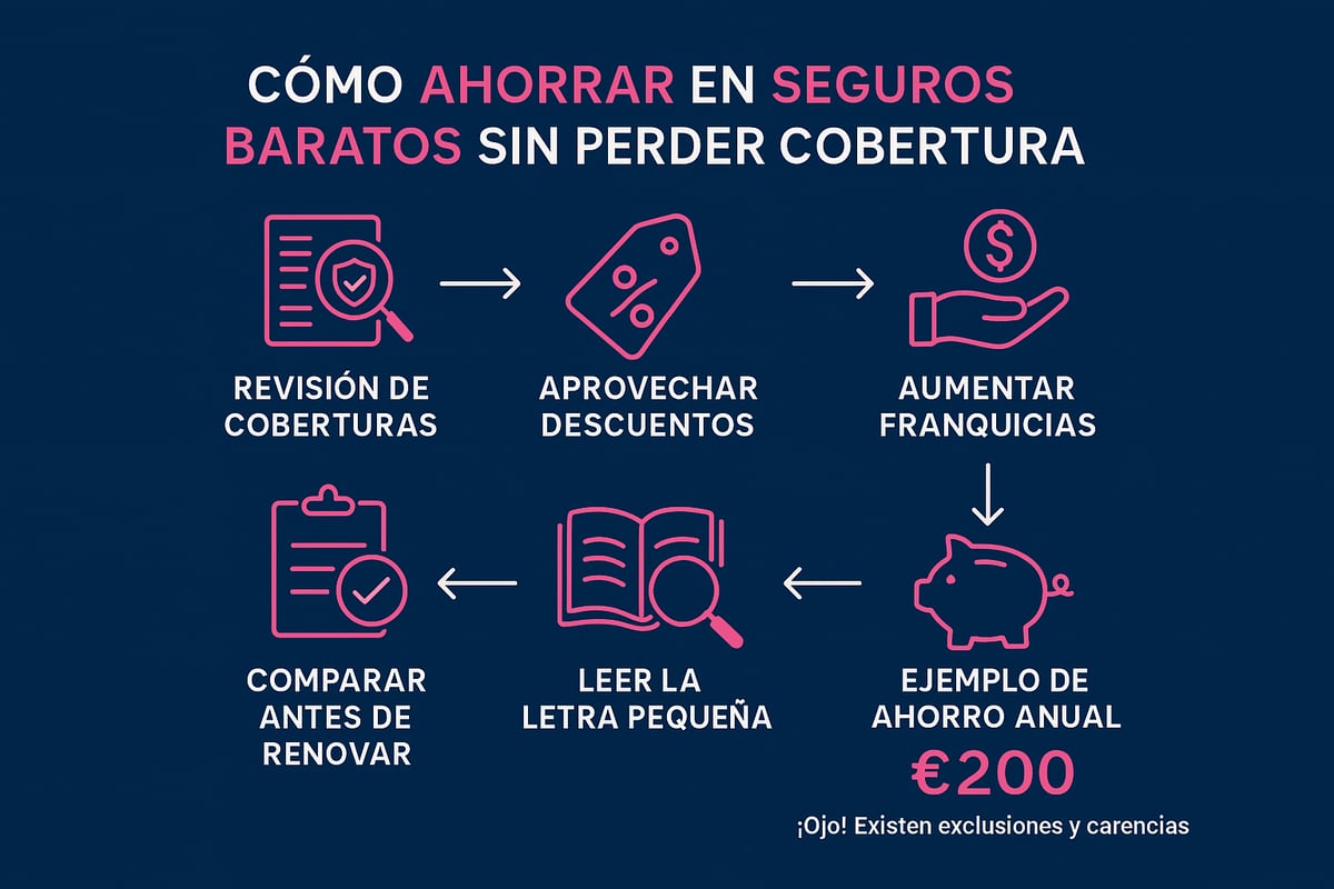 Consejos Clave para Ahorrar en Seguros sin Perder Cobertura