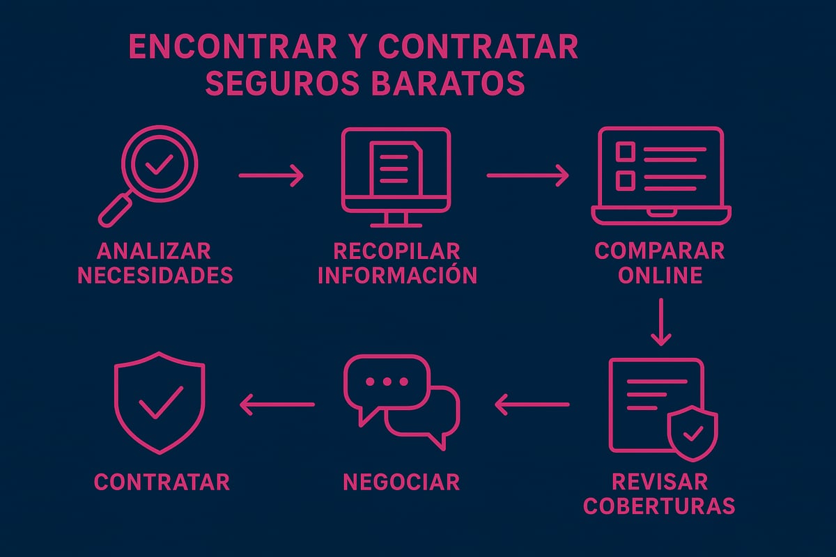 C&oacute;mo Encontrar y Contratar Seguros Baratos Paso a Paso